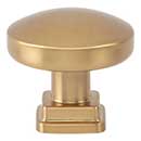 Atlas Homewares [A6021-WB] Die Cast Zinc Cabinet Knob - Kimberton Series - Warm Brass Finish - 1 1/4&quot; Dia.
