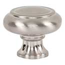 Atlas Homewares [A6011-BRN] Die Cast Zinc Cabinet Knob - Lanehurst Series - Brushed Nickel Finish - 1 1/4" Dia.