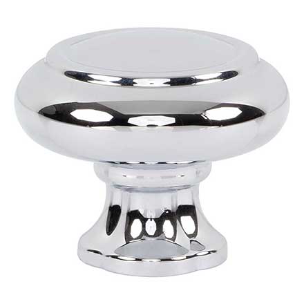 Atlas Homewares [A6011-CH] Die Cast Zinc Cabinet Knob - Lanehurst Series - Polished Chrome Finish - 1 1/4" Dia.
