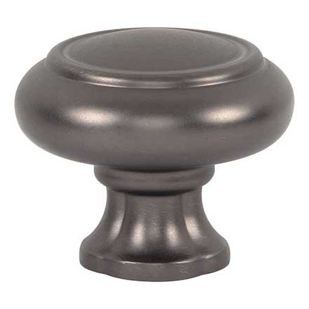 Atlas Homewares [A6011-SL] Die Cast Zinc Cabinet Knob - Lanehurst Series - Slate Finish - 1 1/4" Dia.