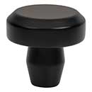 Atlas Homewares [A6050-BL] Die Cast Zinc Cabinet Knob - Lannis Series - Matte Black Finish - 1 1/4" Dia.