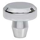 Atlas Homewares [A6050-CH] Die Cast Zinc Cabinet Knob - Lannis Series - Polished Chrome Finish - 1 1/4" Dia.