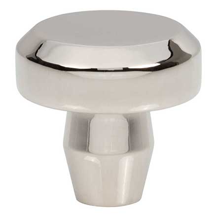 Atlas Homewares [A6050-PN] Die Cast Zinc Cabinet Knob - Lannis Series - Polished Nickel Finish - 1 1/4" Dia.