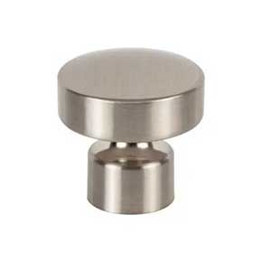 Atlas Homewares [A680-BRN] Die Cast Zinc Cabinet Knob - Lennox Series - Brushed Nickel Finish - 1 1/4" Dia.