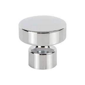 Atlas Homewares [A680-CH] Die Cast Zinc Cabinet Knob - Lennox Series - Polished Chrome Finish - 1 1/4" Dia.