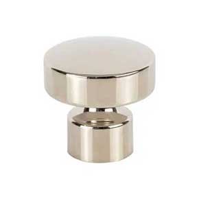 Atlas Homewares [A680-PN] Die Cast Zinc Cabinet Knob - Lennox Series - Polished Nickel Finish - 1 1/4" Dia.
