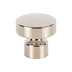 Atlas Homewares [A680-PN] Die Cast Zinc Cabinet Knob - Lennox Series - Polished Nickel Finish - 1 1/4" Dia.