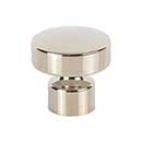 Atlas Homewares [A680-PN] Die Cast Zinc Cabinet Knob - Lennox Series - Polished Nickel Finish - 1 1/4" Dia.