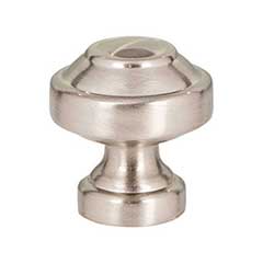 Atlas Homewares [A640-BRN] Die Cast Zinc Cabinet Knob - Malin Series - Brushed Nickel Finish - 1 1/8&quot; Dia.