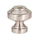 Atlas Homewares [A640-BRN] Die Cast Zinc Cabinet Knob - Malin Series - Brushed Nickel Finish - 1 1/8&quot; Dia.