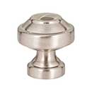 Atlas Homewares [A640-BRN] Die Cast Zinc Cabinet Knob - Malin Series - Brushed Nickel Finish - 1 1/8&quot; Dia.