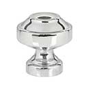 Atlas Homewares [A640-CH] Die Cast Zinc Cabinet Knob - Malin Series - Polished Chrome Finish - 1 1/8" Dia.