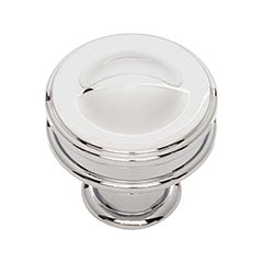 Atlas Homewares [A100-CH] Die Cast Zinc Cabinet Knob - Oskar Series - Polished Chrome Finish - 1 1/4&quot; Dia.