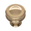 Atlas Homewares [A100-WB] Die Cast Zinc Cabinet Knob - Oskar Series - Warm Brass Finish - 1 1/4&quot; Dia.