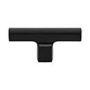 Atlas Homewares [A521-BL] Die Cast Zinc Cabinet Knob - Reeves Series - Matte Black Finish - 2 1/2&quot; L