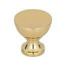 Atlas Homewares [328-FG] Die Cast Zinc Cabinet Knob - Shelley Series - French Gold Finish - 1 1/4" Dia.