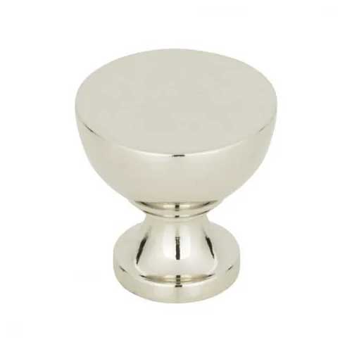 Atlas Homewares [328-PN] Die Cast Zinc Cabinet Knob - Shelley Series - Polished Nickel Finish - 1 1/4" Dia.