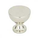 Atlas Homewares [328-PN] Die Cast Zinc Cabinet Knob - Shelley Series - Polished Nickel Finish - 1 1/4&quot; Dia.