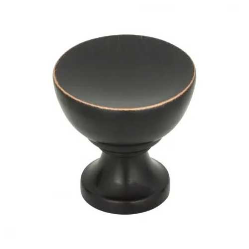 Atlas Homewares [328-VB] Die Cast Zinc Cabinet Knob - Shelley Series - Venetian Bronze Finish - 1 1/4" Dia.