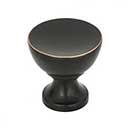 Atlas Homewares [328-VB] Die Cast Zinc Cabinet Knob - Shelley Series - Venetian Bronze Finish - 1 1/4&quot; Dia.