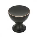 Atlas Homewares [328-VB] Die Cast Zinc Cabinet Knob - Shelley Series - Venetian Bronze Finish - 1 1/4" Dia.