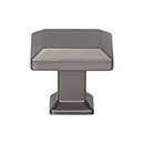 Atlas Homewares [A660-SL] Die Cast Zinc Cabinet Knob - Sweetbriar Lane Series - Slate Finish - 1 1/4" Sq.