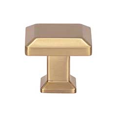 Atlas Homewares [A660-WB] Die Cast Zinc Cabinet Knob - Sweetbriar Lane Series - Warm Brass Finish - 1 1/4&quot; Sq.