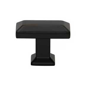 Atlas Homewares [A661-BL] Die Cast Zinc Cabinet Knob - Sweetbriar Lane Series - Matte Black Finish - 1 3/8" L
