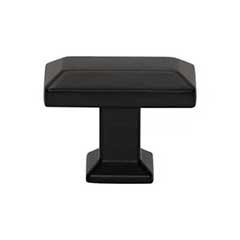 Atlas Homewares [A661-BL] Die Cast Zinc Cabinet Knob - Sweetbriar Lane Series - Matte Black Finish - 1 3/8&quot; L