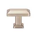 Atlas Homewares [A661-BRN] Die Cast Zinc Cabinet Knob - Sweetbriar Lane Series - Brushed Nickel Finish - 1 3/8" L