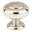 Atlas Homewares [A610-PN] Die Cast Zinc Cabinet Knob - Victoria Series - Polished Nickel Finish - 1 1/4" Dia.