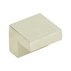 Atlas Homewares [A865-PN] Die Cast Zinc Cabinet Knob - Wide Square Series - Polished Nickel Finish - 5/8&quot; C/C - 1&quot; L