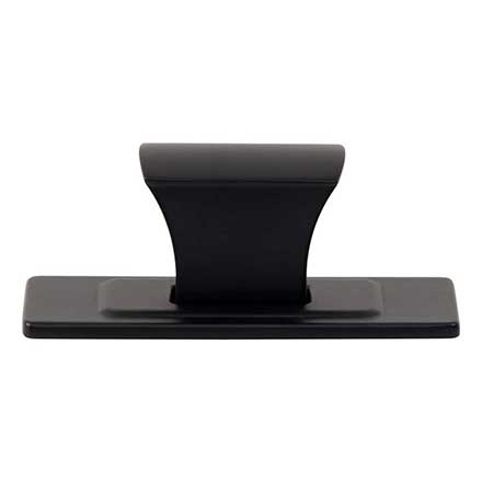 Atlas Homewares [A6001-BL] Die Cast Zinc Cabinet Knob - Zander Series - Matte Black Finish - 1 1/4&quot; L