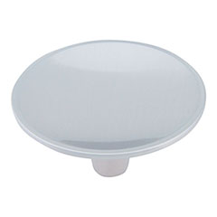 Atlas Homewares [233-BRN] Die Cast Zinc Cabinet Knob - DAP Series - Brushed Nickel Finish - 2 1/2" Dia.