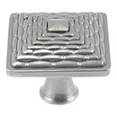 Atlas Homewares [237-BRN] Die Cast Zinc Cabinet Knob - Mandalay Series - Brushed Nickel Finish - 1 1/4" Sq.