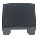 Atlas Homewares [254-BL] Die Cast Zinc Cabinet Knob - Centinel Series - Matte Black Finish - 1 3/4" Sq.