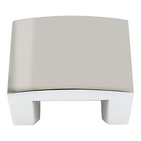 Atlas Homewares [254-PN] Die Cast Zinc Cabinet Knob - Centinel Series - Polished Nickel Finish - 1 3/4" Sq.