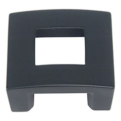 Atlas Homewares [255-BL] Die Cast Zinc Cabinet Knob - Centinel Series - Matte Black Finish - 1 3/4&quot; Sq.