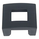 Atlas Homewares [255-BL] Die Cast Zinc Cabinet Knob - Centinel Series - Matte Black Finish - 1 3/4" Sq.