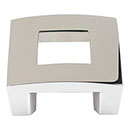 Atlas Homewares [255-PN] Die Cast Zinc Cabinet Knob - Centinel Series - Polished Nickel Finish - 1 3/4" Sq.