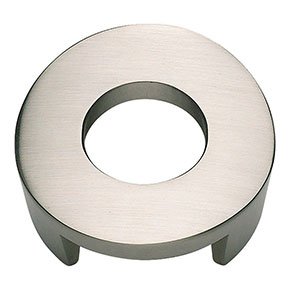 Atlas Homewares [268-BRN] Die Cast Zinc Cabinet Knob - Centinel Series - Brushed Nickel Finish - 1 5/8" Dia.