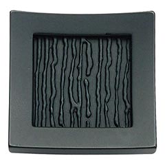 Atlas Homewares [270-BL] Die Cast Zinc Cabinet Knob - Primitive Series - Matte Black Finish - 1 1/2" Sq.