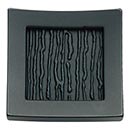 Atlas Homewares [270-BL] Die Cast Zinc Cabinet Knob - Primitive Series - Matte Black Finish - 1 1/2" Sq.