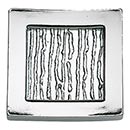 Atlas Homewares [270-CH] Die Cast Zinc Cabinet Knob - Primitive Series - Polished Chrome Finish - 1 1/2&quot; Sq.