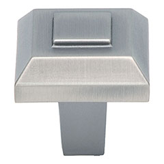 Atlas Homewares [283-P] Die Cast Zinc Cabinet Knob - Trocadero Series - Pewter Finish - 1&quot; Sq.