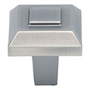 Atlas Homewares [283-P] Die Cast Zinc Cabinet Knob - Trocadero Series - Pewter Finish - 1" Sq.