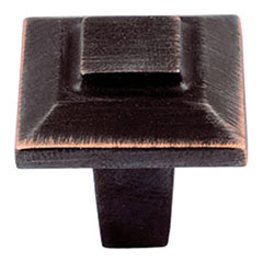 Atlas Homewares [283-VB] Die Cast Zinc Cabinet Knob - Trocadero Series - Venetian Bronze Finish - 1&quot; Sq.