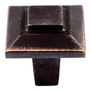 Atlas Homewares [283-VB] Die Cast Zinc Cabinet Knob - Trocadero Series - Venetian Bronze Finish - 1" Sq.