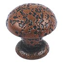 Atlas Homewares [286-R] Die Cast Zinc Cabinet Knob - Olde World Series - Rust Finish - 1" Dia.