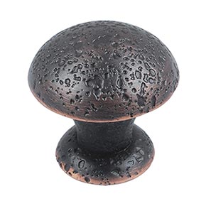 Atlas Homewares [286-VB] Die Cast Zinc Cabinet Knob - Olde World Series - Venetian Bronze Finish - 1" Dia.
